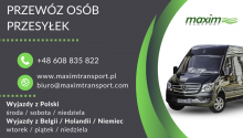 Przewóz osób, rzeczy Belgia Holandia Niemcy Polska