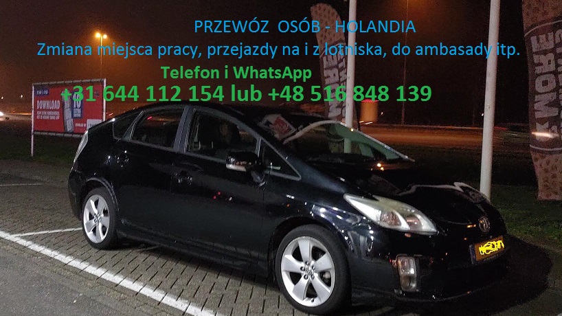 Przewóz osób na terenie Holandii.