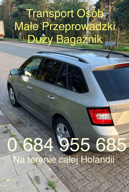 NA TERENIE HOLANDII. TAXI PL Lotniska