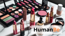 orderpicker na magazynie z kosmetykami