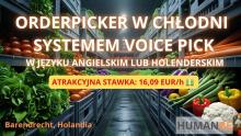 Orderpicker voice pick, chłodnia