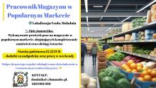 pracownik magazynowy w popularnym dyskoncie, Velno