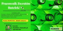 PRACOWNIK ZWROTU BUTELEK- STUDENCI I NIE TYLKO