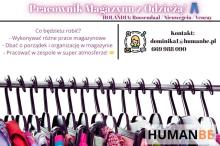 PRACA NA MAGAZYNIE Z UBRANIAMI- STUDENCI, PARY