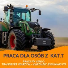 Umiesz jezdzic na traktorze,oraz prawo jazdy kat T