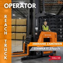 OPERATOR REACHTRUCK - ZBIERANIE ZAMÓWIEŃ - VENLO