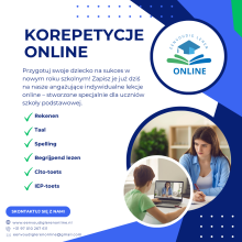 Korepetycje dla uczniów szkoły podstawowej
