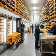 Pracownik produkcji sera w Bodegraven | Holandia