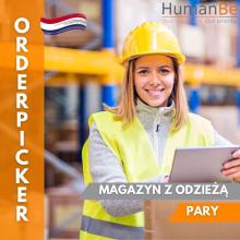 ORDERPICKER - MAGAZYN Z ODZIEŻĄ - PRACA DLA PAR