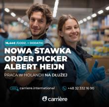 Order picker -PRACA BEZ JĘZYKA - €16,44/h brutto