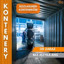 ROZŁADUNEK KONTENERÓW - BEZ JĘZYKA ANG -  HOLANDIA