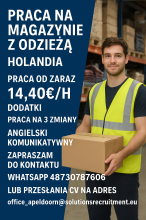 Praca magazyn z odzieżą od zaraz Roermond