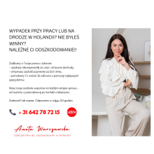 ODSZKODOWANIE ZA WYPADEK NA DRODZE I PRZY PRACY