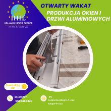 Praca na kontrakt Produkcja okien aluminiowych