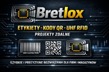 Logo,wizytówki, etykiety, kody QR i kresk.grafiki