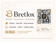 Ulotki, wizytówki, grafiki, etykiety i kody QR