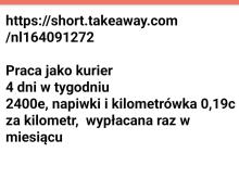 Praca jako kurier