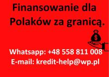Kredyt dla Polaków. WhatsApp: +48 558 811 008