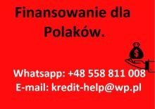 Kredyt dla Polaków. WhatsApp: +48 558 811 008