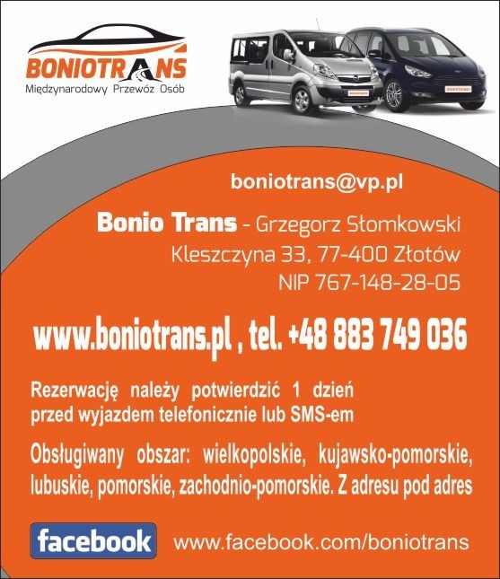 GRZEGORZ SŁOMKOWSKI (BONIOTRANS), Złotów