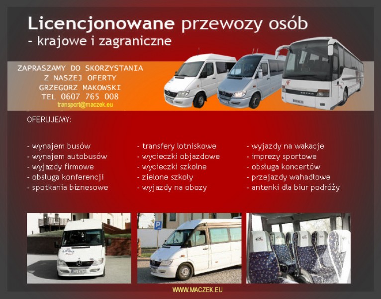 przejazdy busami do Holandii