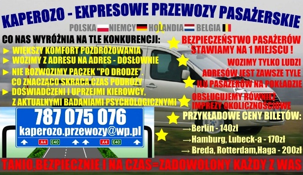 KAPEROZO - EXPRESOWE PRZEWOZY PASAŻERSKIE, DOLNOÅ