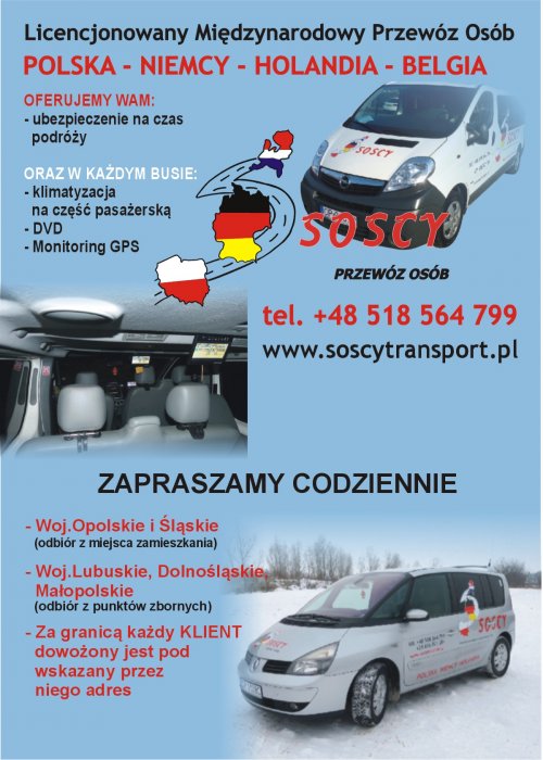 LICENCJONOWANY MIĘDZYNARODOWY PRZEWÓZ OSÓB ''SO