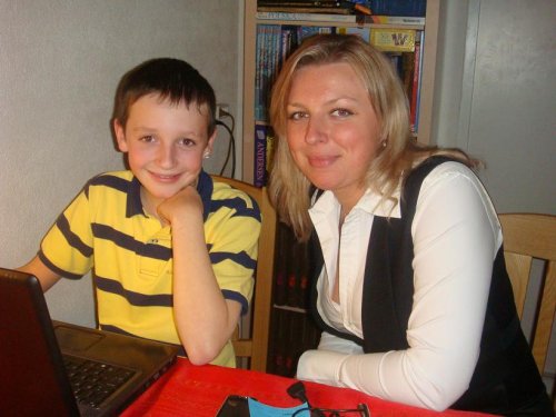 Moje dzieci :Adriana i Pascal.