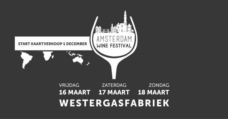 Amsterdam Wine Festival | Westergasfabriek | Amsterdam | 16–18.03.2018 r.