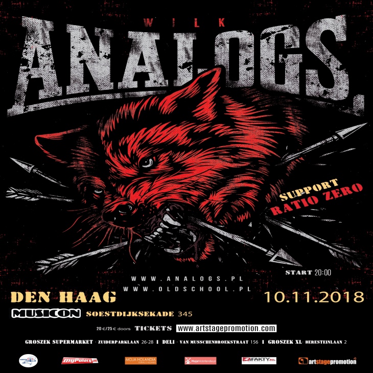 Koncert The Analogs w Hadze w ramach trasy promującej nową płytę – „Wilk”