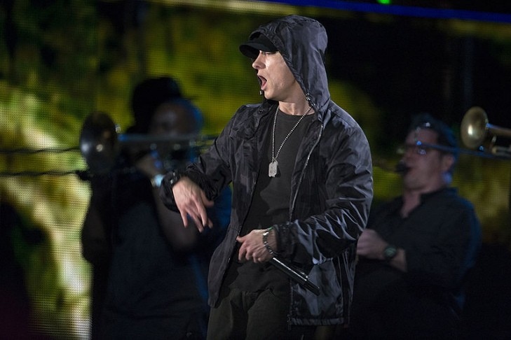 Eminem rozrusza Holandię