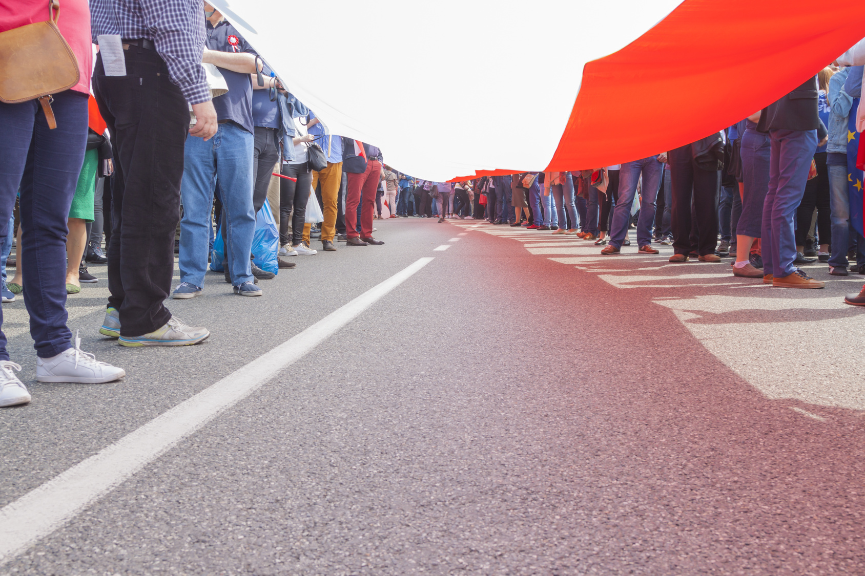 Protest Polaków w Holandii 