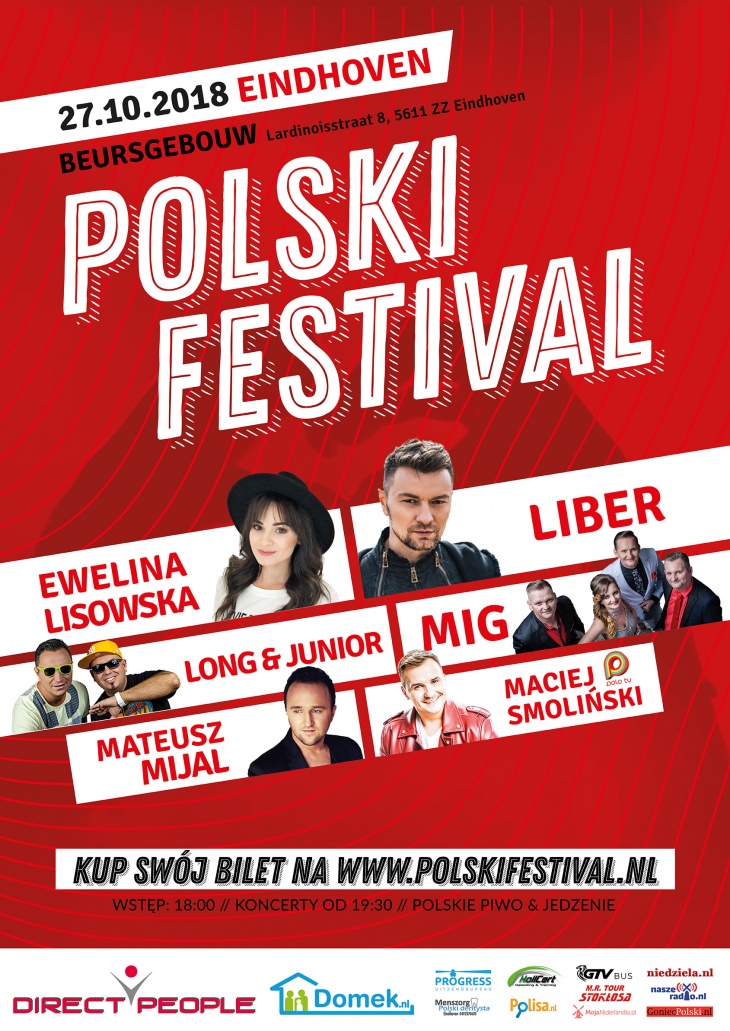 Polski Festival w Eindhoven: Ewelina Lisowska, Liber, MIG i inni