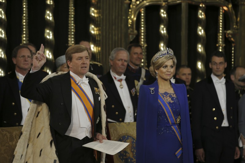 Król Willem-Alexander i królowa Máxima.