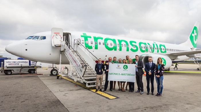 Inauguracja nowej trasy Katowice-Amsterdam 