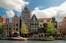 Stare amsterdamskie domy dla bogatych Chińczyków