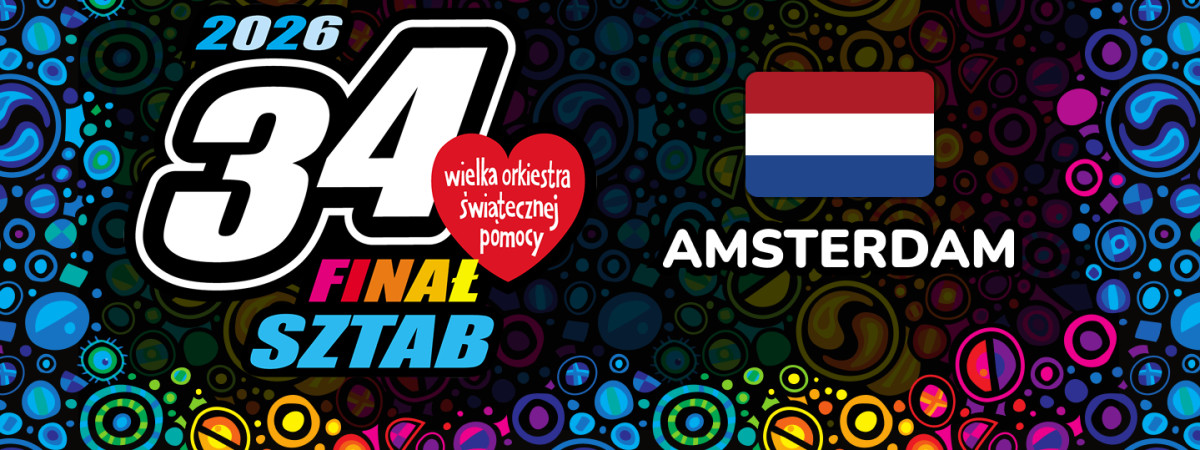 34. Finał WOŚP w Amsterdamie – „Gramy dla najmłodszych!”