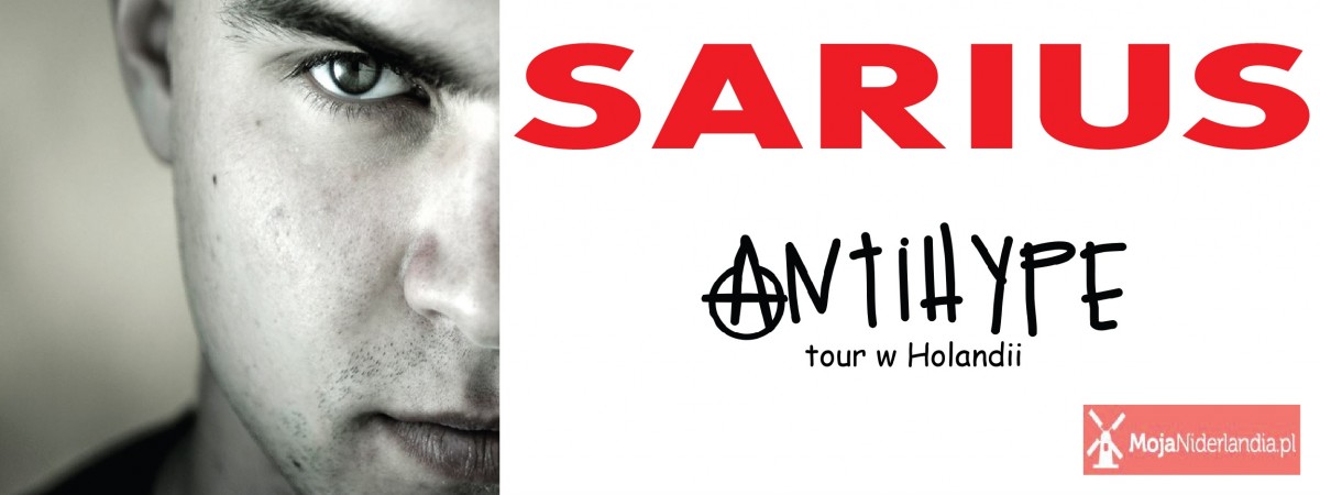 Sarius – Antyhipe tour:  jedyny koncert polskiego rapera w Holandii 
