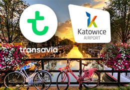Od maja 2017 bezpośrednie połączenie z Katowic do Amsterdamu [Schiphol]