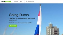 Kickstarter już w Holandii