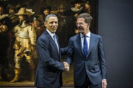 Barack Obama odwiedził Amsterdam 