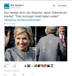 Królowa Maxima wywołała spore zamieszanie podczas wizyty w Niemczech.