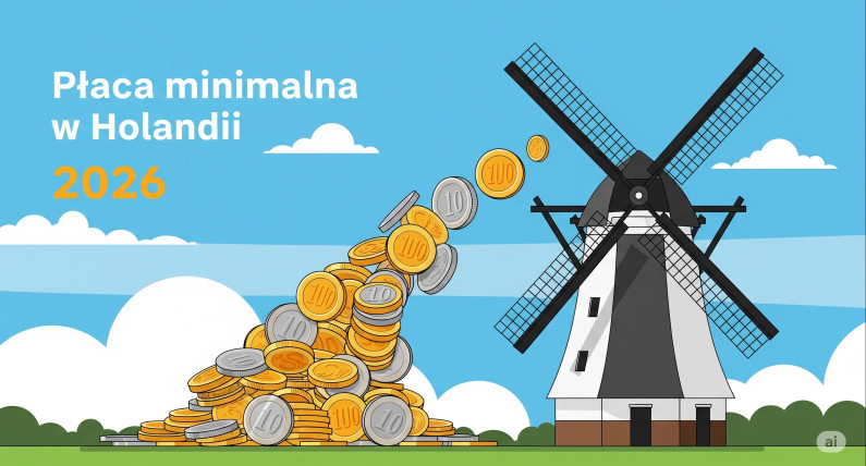 Płaca minimalna w Holandii w 2026 roku znowu w górę? Sprawdź, ile możesz zarobić!