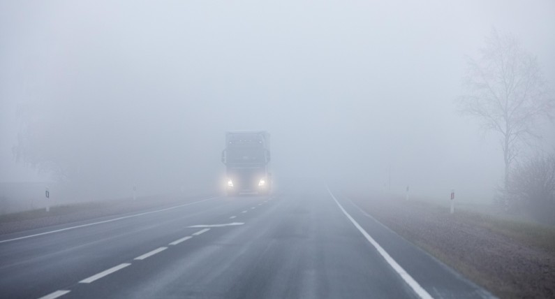 Kod żółty w Niderlandach. KNMI ostrzega przed gęstą mgłą i silnym wiatrem 