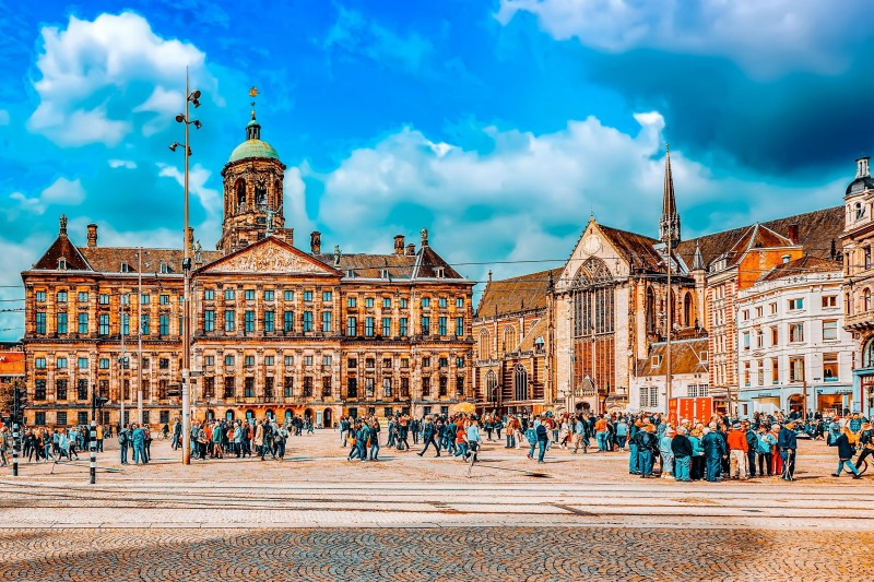 Pałac w Amsterdamie.