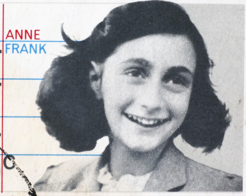 Anne Frank była rezolutną dziewczynką.