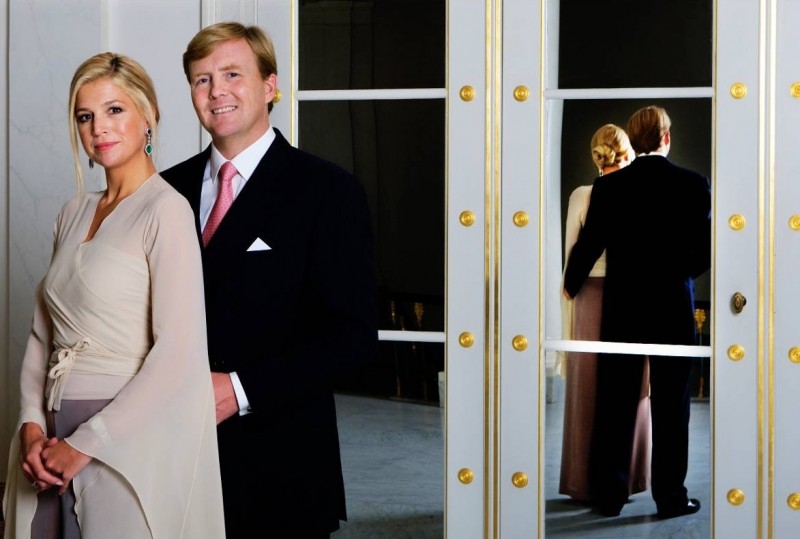 Król i królowa Niderlandów w 2008 roku.