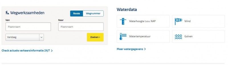 Wyszukiwarka trasy samochodowej w Holandii/Screenshot