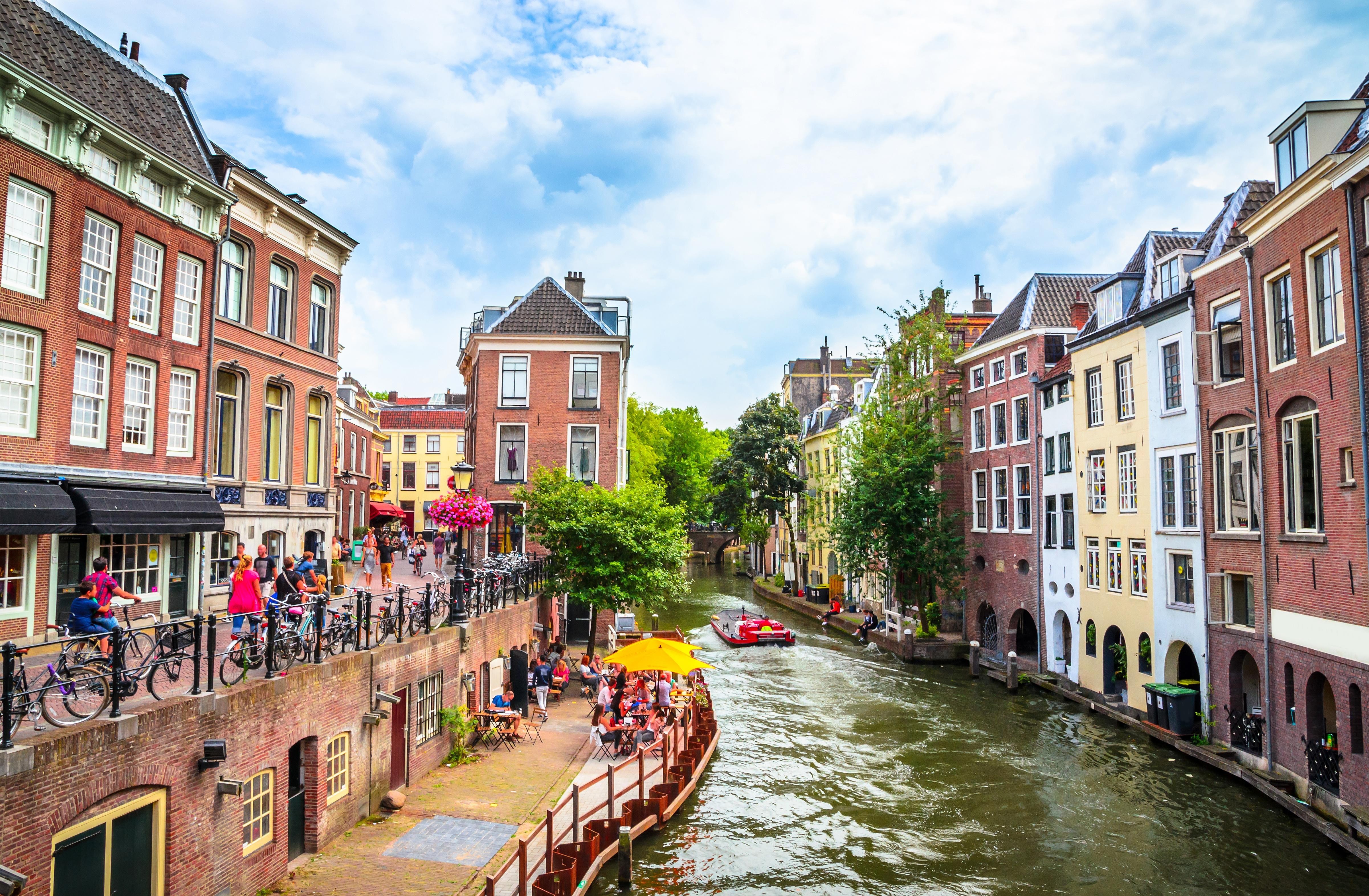 Utrecht jest świetnie dostosowany dla rowerzystów.