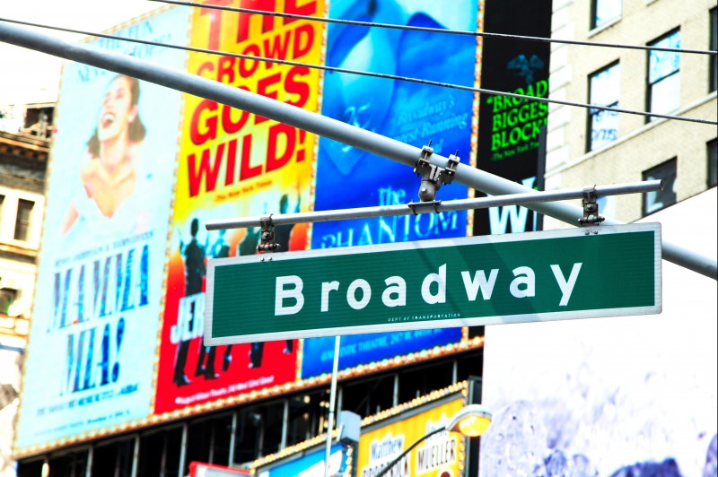Broadway to teatralna dzielnica Nowego Jorku.
